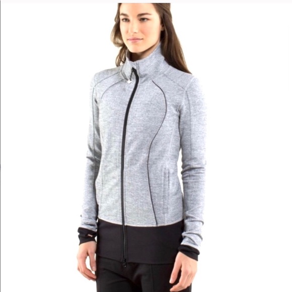 LULULEMON Asana Nice Herringbone Jacket Rare - Picture 1 of 8